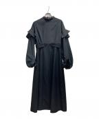 UNITED TOKYOユナイテッドトーキョー）の古着「カイトフレアワンピース」｜ブラック