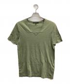 GUCCIグッチ）の古着「VネックTシャツ」｜グリーン