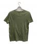 GUCCI (グッチ) VネックTシャツ グリーン サイズ:M：4500円