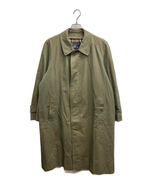 Burberry's（バーバリー）Burberry's (バーバリーズ) ステンカラーコート 玉虫 サイズ:Mの古着・服飾アイテム