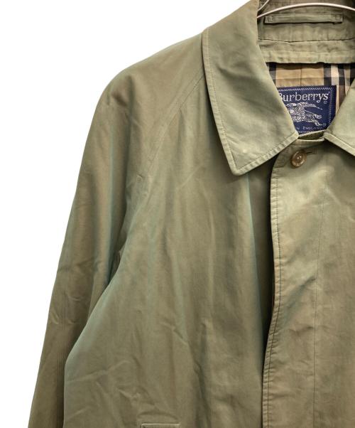Burberry's（バーバリー）Burberry's (バーバリーズ) ステンカラーコート 玉虫 サイズ:Mの古着・服飾アイテム