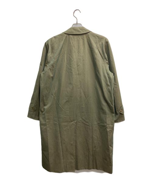 Burberry's（バーバリー）Burberry's (バーバリーズ) ステンカラーコート 玉虫 サイズ:Mの古着・服飾アイテム