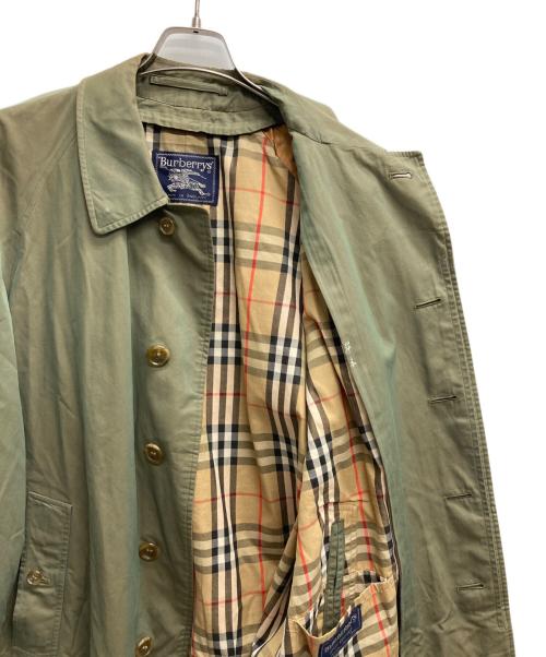 Burberry's（バーバリー）Burberry's (バーバリーズ) ステンカラーコート 玉虫 サイズ:Mの古着・服飾アイテム