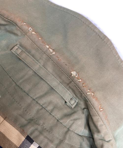 Burberry's（バーバリー）Burberry's (バーバリーズ) ステンカラーコート 玉虫 サイズ:Mの古着・服飾アイテム