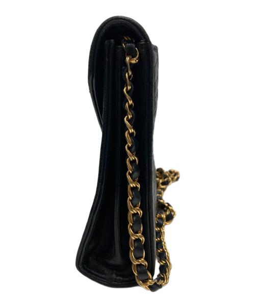 BALLY（バリー）BALLY (バリー) チェーンショルダーバッグ ブラックの古着・服飾アイテム