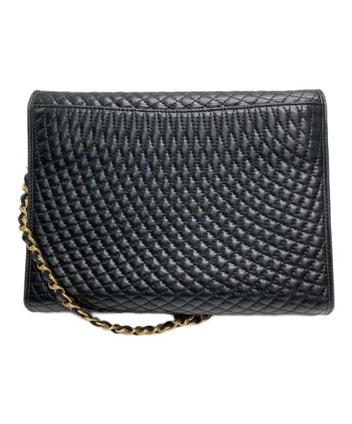 BALLY（バリー）BALLY (バリー) チェーンショルダーバッグ ブラックの古着・服飾アイテム