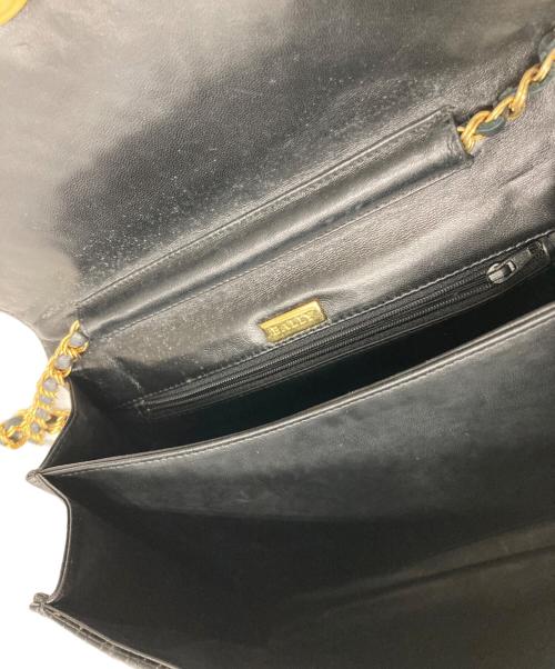 BALLY（バリー）BALLY (バリー) チェーンショルダーバッグ ブラックの古着・服飾アイテム