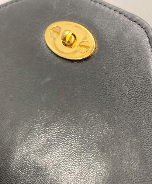 BALLY（バリー）BALLY (バリー) チェーンショルダーバッグ ブラックの古着・服飾アイテム