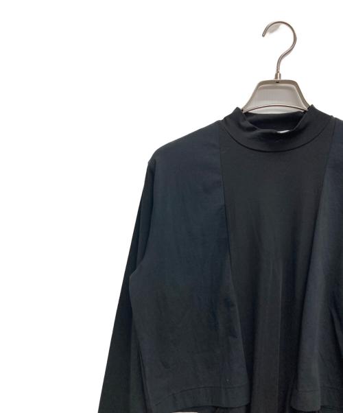 TOGA PULLA（トーガ プルラ）TOGA PULLA (トーガ プルラ) 切替カットソー ブラック サイズ:38の古着・服飾アイテム