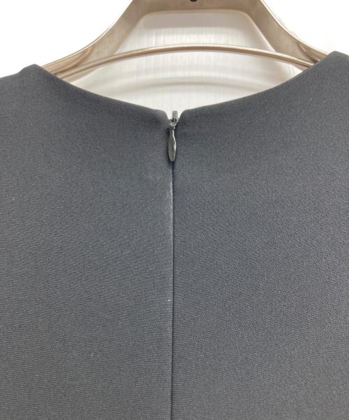 AP STUDIO（エーピーストゥディオ）AP STUDIO (エーピーストゥディオ) クルーネックストレートオールインワン ブラック サイズ:記載無しの古着・服飾アイテム