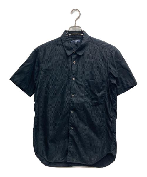 COMME des GARCONS HOMME（コムデギャルソン オム）COMME des GARCONS HOMME (コムデギャルソン オム) メッシュ切替半袖シャツ ブラック サイズ:Mの古着・服飾アイテム
