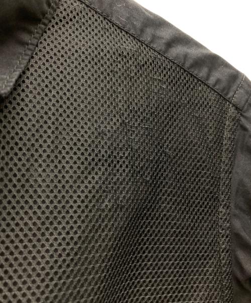 COMME des GARCONS HOMME（コムデギャルソン オム）COMME des GARCONS HOMME (コムデギャルソン オム) メッシュ切替半袖シャツ ブラック サイズ:Mの古着・服飾アイテム