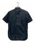 COMME des GARCONS HOMME（コムデギャルソン オム）の古着「メッシュ切替半袖シャツ」｜ブラック
