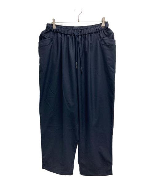 Stripes For Creative（ストライプ フォー クリエイティブ）Stripes For Creative (ストライプ フォー クリエイティブ) BAGGY SUMMER WOOL PANTS ネイビー サイズ:Lの古着・服飾アイテム
