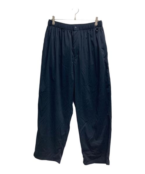 dDdDdDd（デー）dDdDdDd (デー) NYLON WIDE TAPERED PANTS ネイビー サイズ:XLの古着・服飾アイテム