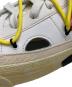 中古・古着 NIKE (ナイキ) OFFWHITE (オフホワイト) BLAZER LOW 77 ホワイト サイズ:27cm：9000円