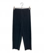 ISSEY MIYAKEイッセイミヤケ）の古着「プリーツパンツ」｜ブラック