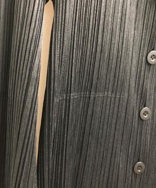 PLEATS PLEASE（プリーツプリーズ）PLEATS PLEASE (プリーツプリーズ) プリーツシャツ ブラック サイズ:3の古着・服飾アイテム