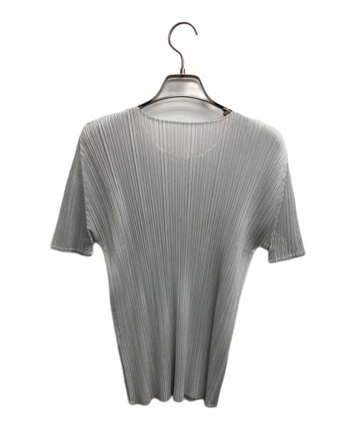 PLEATS PLEASE（プリーツプリーズ）PLEATS PLEASE (プリーツプリーズ) プリーツカットソー グレー サイズ:4の古着・服飾アイテム
