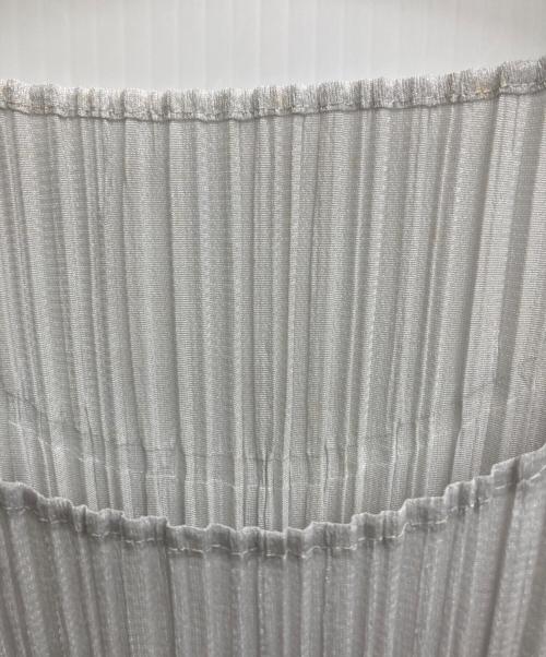 PLEATS PLEASE（プリーツプリーズ）PLEATS PLEASE (プリーツプリーズ) プリーツカットソー グレー サイズ:4の古着・服飾アイテム