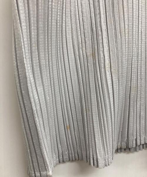 PLEATS PLEASE（プリーツプリーズ）PLEATS PLEASE (プリーツプリーズ) プリーツカットソー グレー サイズ:4の古着・服飾アイテム