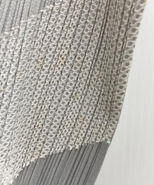 PLEATS PLEASE（プリーツプリーズ）PLEATS PLEASE (プリーツプリーズ) プリーツカットソー グレー サイズ:4の古着・服飾アイテム