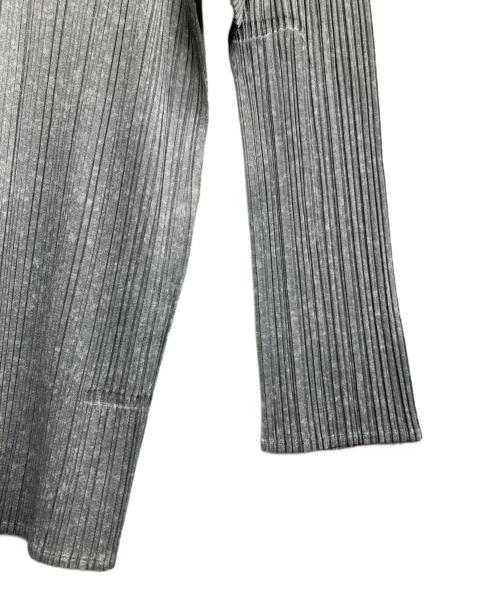 PLEATS PLEASE（プリーツプリーズ）PLEATS PLEASE (プリーツプリーズ) プリーツカットソー グレー サイズ:3の古着・服飾アイテム