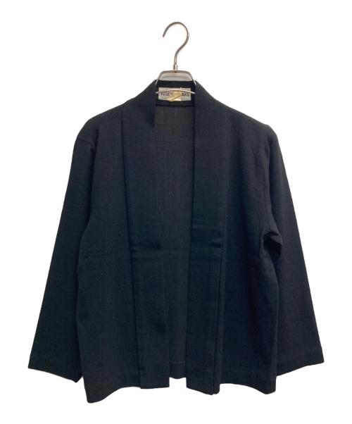 ISSEY MIYAKE（イッセイミヤケ）ISSEY MIYAKE (イッセイミヤケ) ノーカラージャケット ブラック サイズ:Mの古着・服飾アイテム