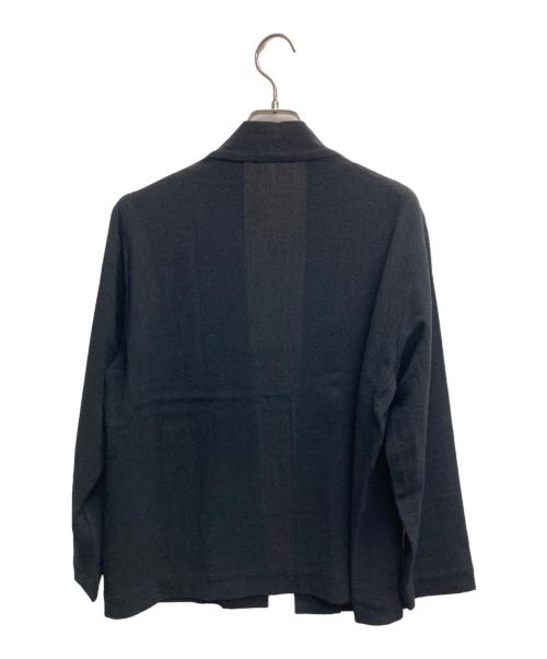 ISSEY MIYAKE（イッセイミヤケ）ISSEY MIYAKE (イッセイミヤケ) ノーカラージャケット ブラック サイズ:Mの古着・服飾アイテム