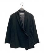 ISSEY MIYAKEイッセイミヤケ）の古着「ショールカラージャケット」｜ブラック