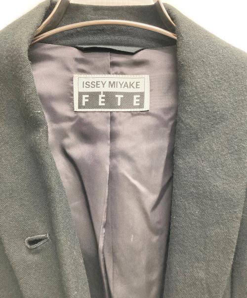 ISSEY MIYAKE（イッセイミヤケ）ISSEY MIYAKE (イッセイミヤケ) ショールカラージャケット ブラック サイズ:3の古着・服飾アイテム