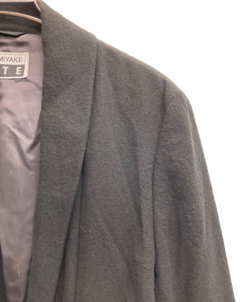 ISSEY MIYAKE（イッセイミヤケ）ISSEY MIYAKE (イッセイミヤケ) ショールカラージャケット ブラック サイズ:3の古着・服飾アイテム