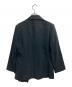 ISSEY MIYAKE (イッセイミヤケ) ショールカラージャケット ブラック サイズ:3：10000円