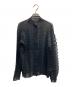 ISSEY MIYAKE（イッセイミヤケ）の古着「プリーツハイネックシャツ」｜ブラック