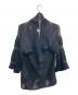 ISSEY MIYAKE (イッセイミヤケ) ペーパーメッシュカーディガン ブラック サイズ:2：10000円