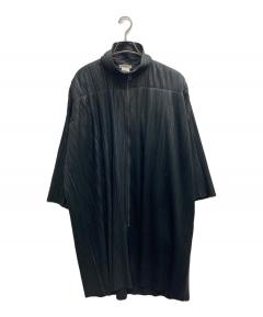 中古・古着通販】ISSEY MIYAKE (イッセイミヤケ) イカコート ブラック