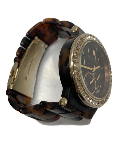MICHAEL KORS（マイケル・コース）MICHAEL KORS (マイケルコース) 腕時計 ブラウンの古着・服飾アイテム