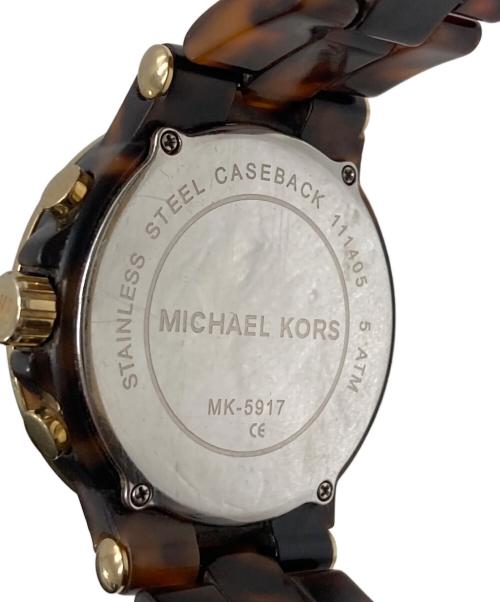 MICHAEL KORS（マイケル・コース）MICHAEL KORS (マイケルコース) 腕時計 ブラウンの古着・服飾アイテム