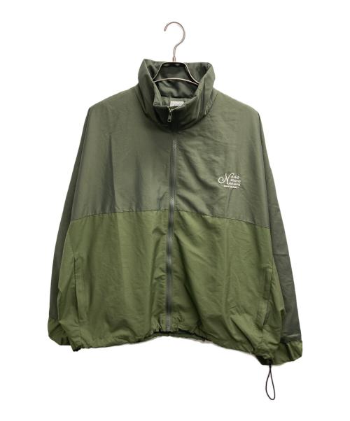 KAO YORI NAKAMI（カオヨリナカミ）KAO YORI NAKAMI (カオヨリナカミ) ナイロンジャケット グリーン サイズ:Lの古着・服飾アイテム