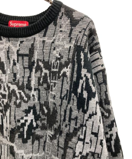 SUPREME（シュプリーム）Supreme (シュプリーム) 22AW Trebark Camo Sweater ブラック サイズ:Lの古着・服飾アイテム