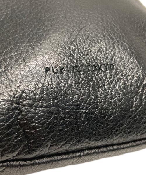 PUBLIC TOKYO（パブリックトウキョウ）PUBLIC TOKYO (パブリックトウキョウ) ショルダーバッグ ブラックの古着・服飾アイテム