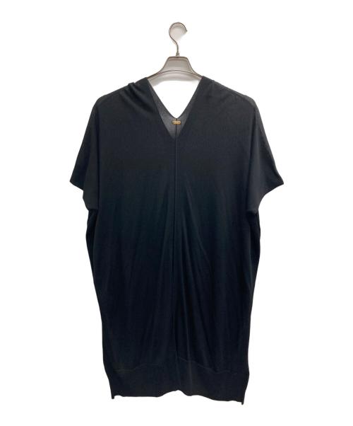 DEUXIEME CLASSE（ドゥーズィエム クラス）DEUXIEME CLASSE (ドゥーズィエム クラス) shake code ポンチョ(シェイクコードコードポンチョ) ブラック サイズ:表記無しの古着・服飾アイテム