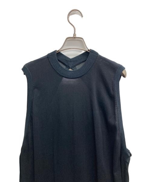 TOGA PULLA（トーガ プルラ）TOGA PULLA (トーガ プルラ) ハイゲージニットドレス ブラック サイズ:36 未使用品の古着・服飾アイテム