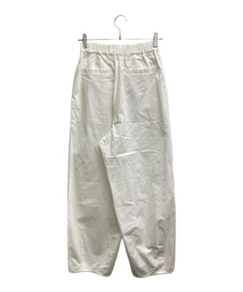JOURNAL STANDARD relume（ジャーナルスタンダード レリューム）JOURNAL STANDARD relume (ジャーナルスタンダード レリューム) コットンツイルイージーカーブパンツ ホワイト サイズ:Fの古着・服飾アイテム