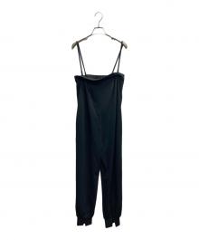 heliopole（エリオポール）の古着「NEW BARE TOP JUMPSUITs(ニューベアトップジャンプスーツ)」｜ブラック