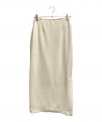 IIROTイロット）の古着「Slit Skirt(スリットスカート)」｜アイボリー
