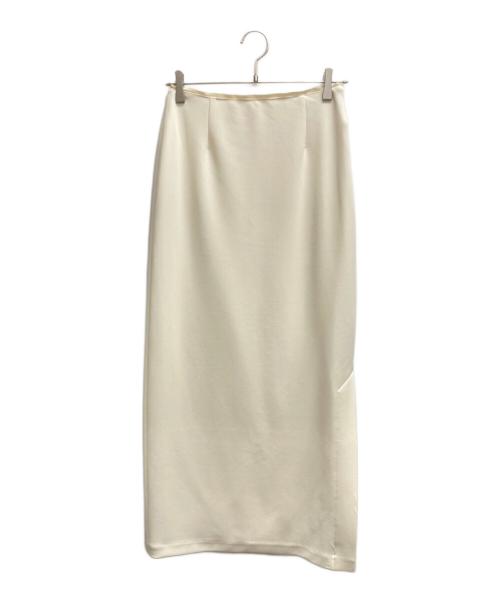 IIROT（イロット）IIROT (イロット) Slit Skirt(スリットスカート) アイボリー サイズ:38の古着・服飾アイテム