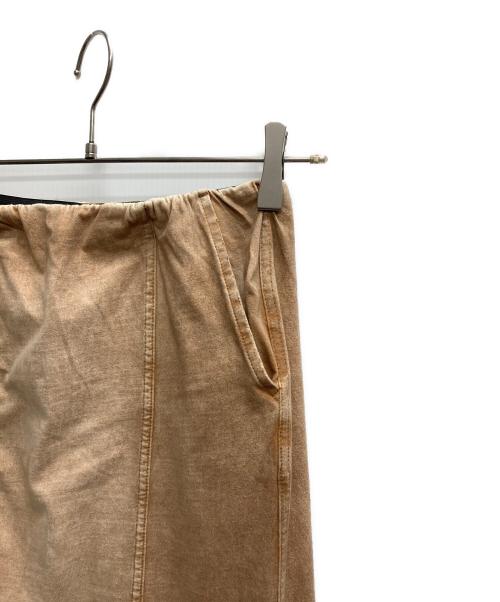 MAISON SPECIAL（メゾンスペシャル）MAISON SPECIAL (メゾンスペシャル) Chemical Wash Spray Trim Skirt(ケミカルウォッシュスプレートリムスカート) ブラウン サイズ:36の古着・服飾アイテム