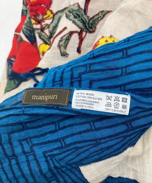 manipuri（マニプリ）manipuri (マニプリ) コットンシルクスカーフ マルチカラーの古着・服飾アイテム