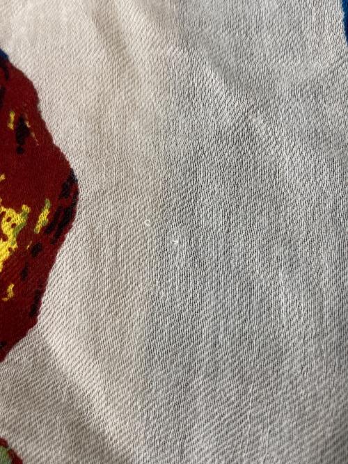 manipuri（マニプリ）manipuri (マニプリ) コットンシルクスカーフ マルチカラーの古着・服飾アイテム